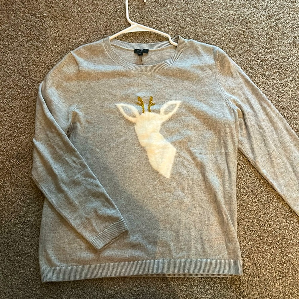 Gray Christmas Sweater